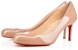 (W) Christian Louboutin Kasut Tumit Tinggi 'Nude' 3080363PK20