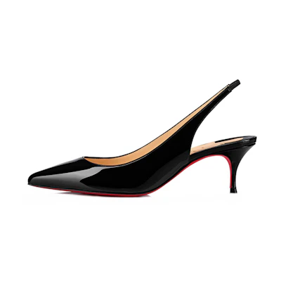 (W) Christian Louboutin Sling 55 'Black'