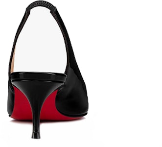 (W) Christian Louboutin Sling 55 'Hitam' 3210567BK01 Lookbook (W) Christian Louboutin Sling 55 'Hitam' 3210567BK01