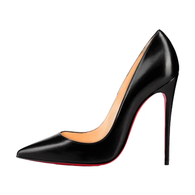 (W) Christian Louboutin So Kate 120mm Pump Black Nappe Leather