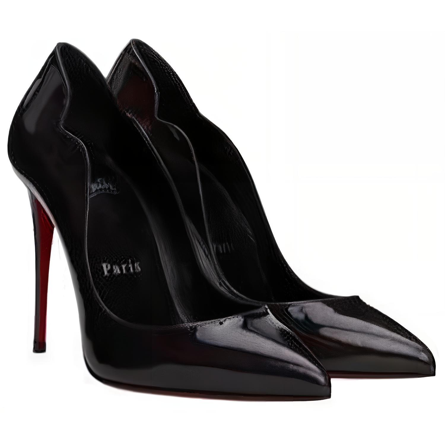 Shop (W) (女性用) クリスチャン・ルブタン So Kate 'ブラックレザー' 3210007B439 3210007B439