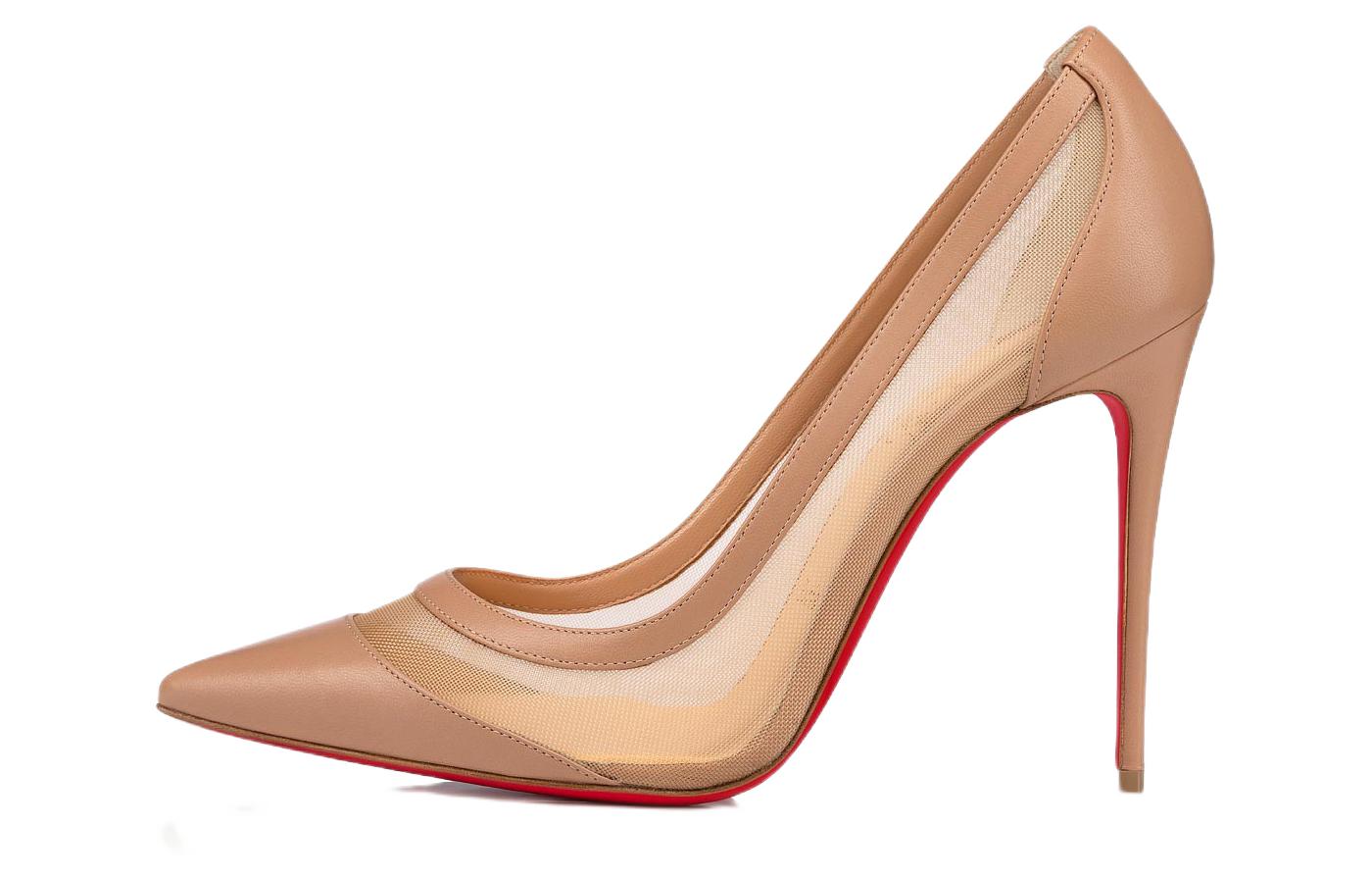 (W) Christian Louboutin So Kate 'Nude'