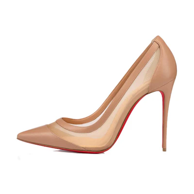 (W) Christian Louboutin So Kate 'Nude'