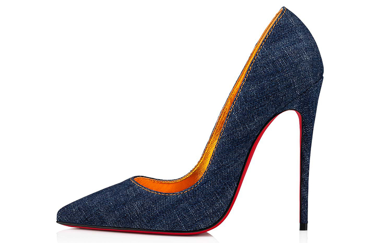 (W) Christian Louboutin So Kate High Heels 'Blue Fashion'