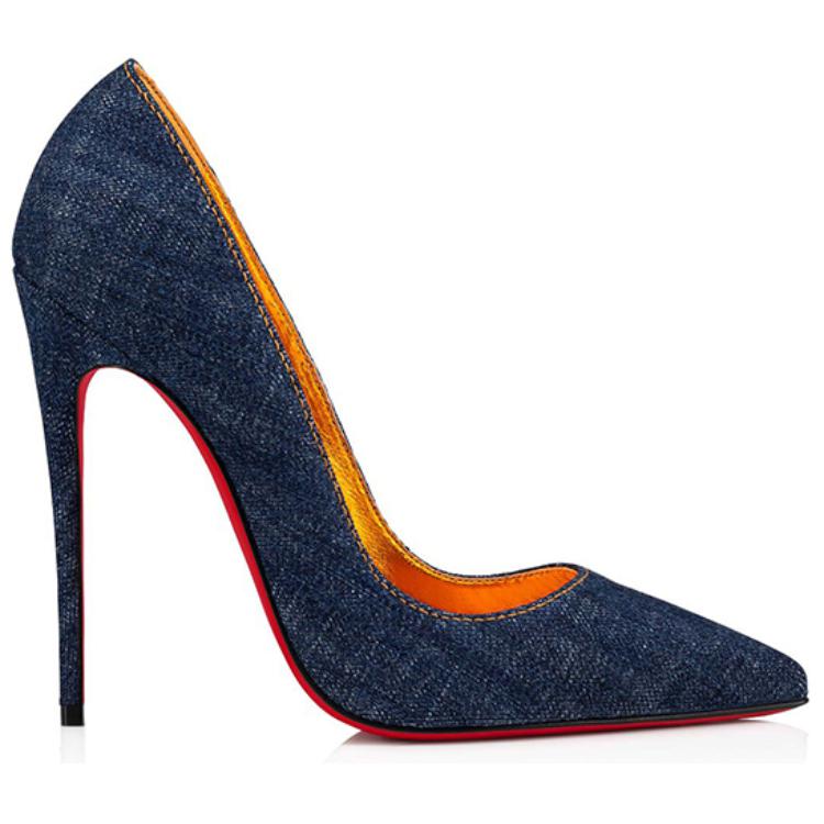 (W) Christian Louboutin So Kate High Heels 'Blue Fashion' 圖 2
