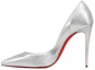 Buy (Women) Christian Louboutin So Kate Leather Pumps 'Silver' 3220080S211