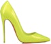 Order (W) Christian Louboutin So Kate Patent Leather Tumit Tinggi 'Kuning' 1230575Y324