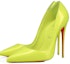 Lookbook (W) Christian Louboutin So Kate Patent Leather Tumit Tinggi 'Kuning' 1230575Y324