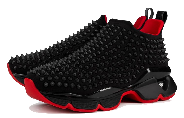 Lookbook (W) クリスチャンルブタン スパイクソックス (ブラック) 1190555B026