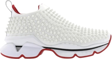 (Women) Christian Louboutin Spike Sock 'White' 1190555W178 (Women) Christian Louboutin Spike Sock 'White' 1190555W178