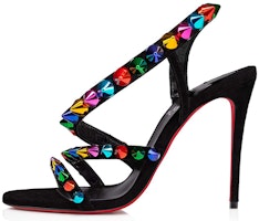 (Women) Christian Louboutin Spikita Strap 'Black Fashion Sandal' 1221185T177 (Women) Christian Louboutin Spikita Strap 'Black Fashion Sandal' 1221185T177