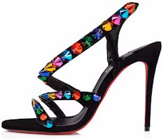 (Women) Christian Louboutin Spikita Strap 'Black Fashion Sandal' 1221185T177 (Women) Christian Louboutin Spikita Strap 'Black Fashion Sandal' 1221185T177