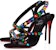 (W) Christian Louboutin Spikita Tali 'Sandal Fesyen Hitam' 1221185T177