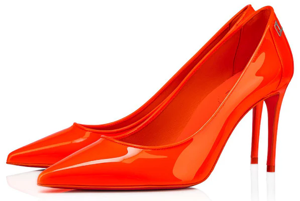 Christian Louboutin 運動風Kate 時尚高跟鞋 女性專用 橙黃色 Lookbook Christian Louboutin 運動風Kate 時尚高跟鞋 女性專用 橙黃色