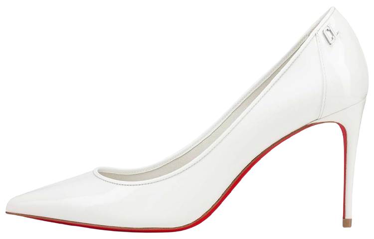 (W) Christian Louboutin Sporty Kate 'White'