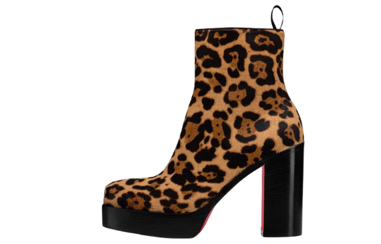 (Women) Christian Louboutin Stage Boot 'Printed Brown Leather' 1220613BW1F