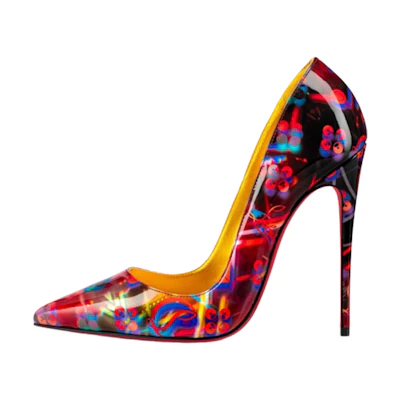 (W) Christian Louboutin Stiletto 'Red Fashion'