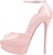 (W) Christian Louboutin Sandal Tumit Tinggi 'Kulit Merah Jambu' 1220619P637