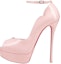 Buy (W) Christian Louboutin Sandal Tumit Tinggi 'Kulit Merah Jambu' 1220619P637