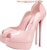 (W) Christian Louboutin Sandal Tumit Tinggi 'Kulit Merah Jambu' 1220619P637