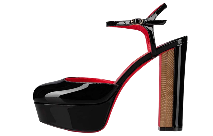 (Women) Christian Louboutin Stiletto Sandals 'Black Calfskin' 1220911J323