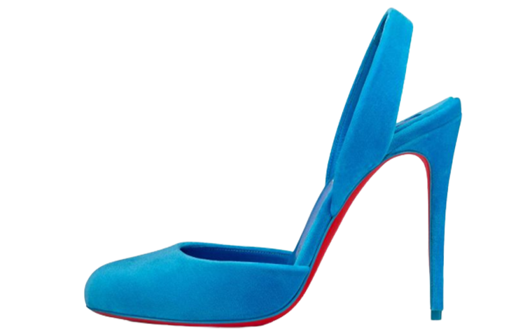 (Women) Christian Louboutin Stiletto Sandals 'Blue Calf Leather' 1220942U891