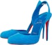 Order (W) Sandal Tumit Tinggi Christian Louboutin 'Kulit Anak Lembu Biru' 1220942U891