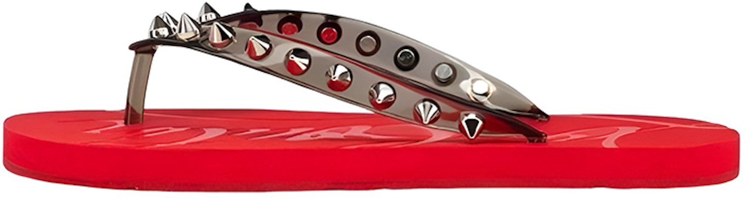 (W) Sandalias Planas Tachonadas Christian Louboutin 'Rojas' 3210101J641 Buy (W) Sandalias Planas Tachonadas Christian Louboutin 'Rojas' 3210101J641