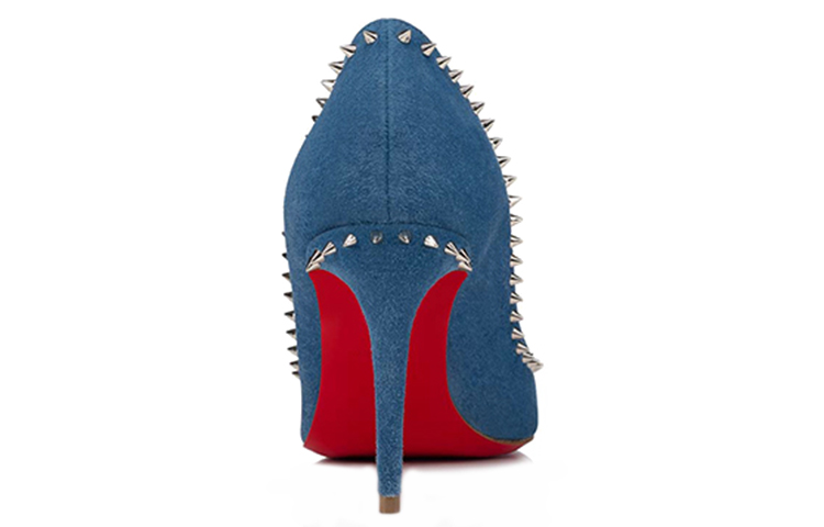 (W) Christian Louboutin Studded High Heels 'Blue' 圖 3
