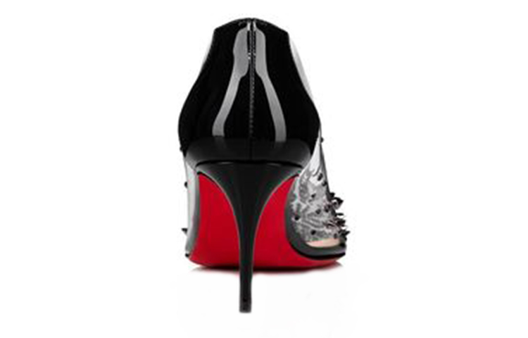 (W) Christian Louboutin Studded Leather High Heels 'Black' 圖 3