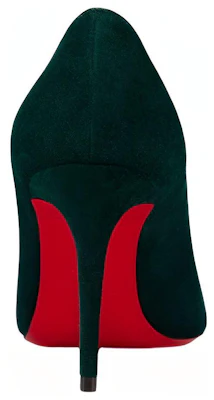 (W) 克里斯提·鲁布托 绿色小牛皮尖头细高跟鞋 1220562E522 Shop (W) 克里斯提·鲁布托 绿色小牛皮尖头细高跟鞋 1220562E522