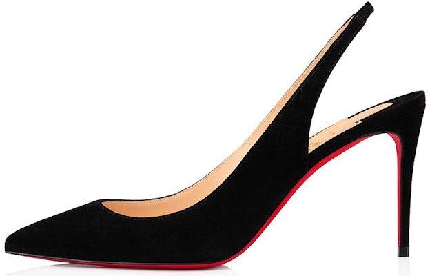 (W) Christian Louboutin Velvet Mule Pumps 'Hitam Merah' 3210206BK01 Buy (W) Christian Louboutin Velvet Mule Pumps 'Hitam Merah' 3210206BK01