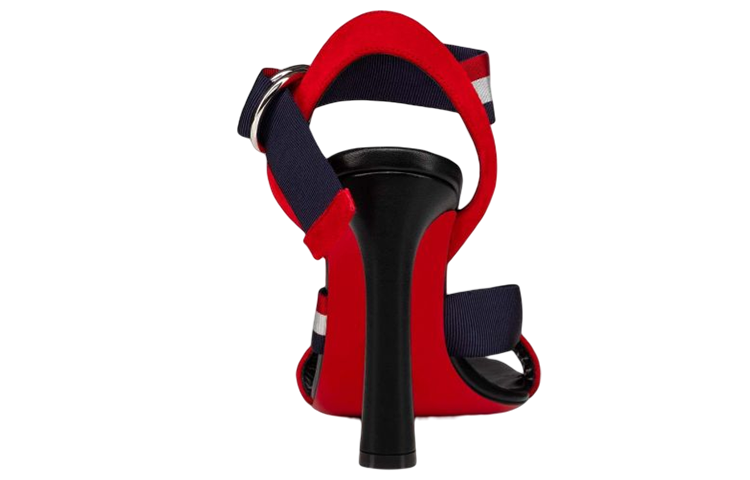 (W) Christian Louboutin Velvet Sandals 'Black' 圖 3