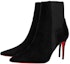Lookbook (W) Christian Louboutin Velvet Suede Chelsea Boots 8.5cm 'Hitam' 1230542BK01