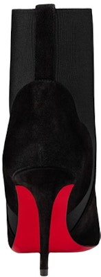 (Women) Christian Louboutin Velvet Suede Chelsea Boots 8.5cm 'Black' 1230542BK01 Shop (Women) Christian Louboutin Velvet Suede Chelsea Boots 8.5cm 'Black' 1230542BK01