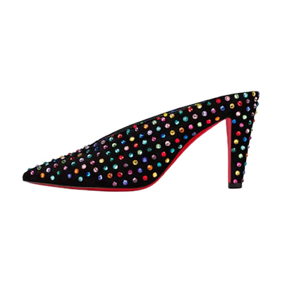 (W) Christian Louboutin Veryvee 'Black Leather'