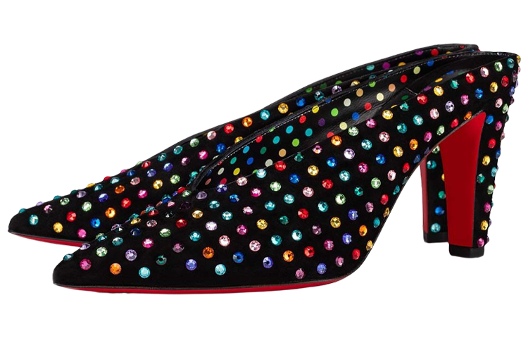 (W) Christian Louboutin Veryvee 'Black Leather' 圖 2