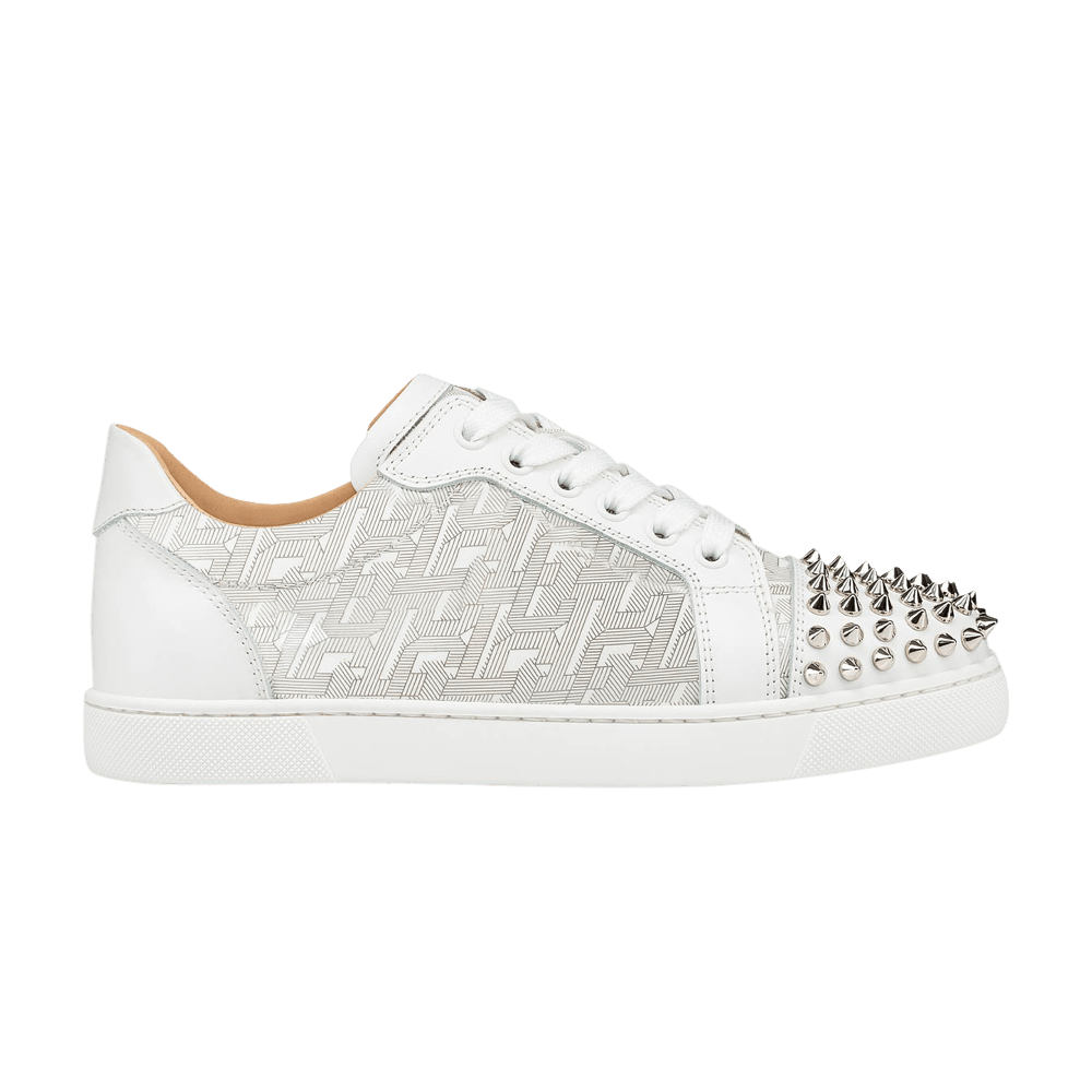 (W) Christian Louboutin Vieira Spikes 'Art Deco - White'