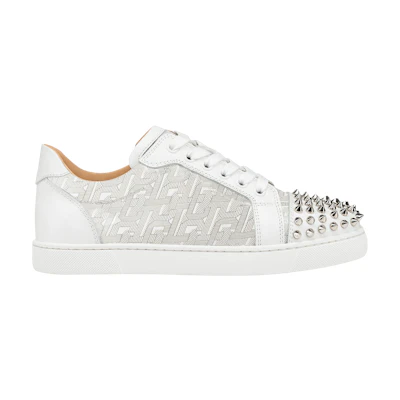 (W) Christian Louboutin Vieira Spikes 'Art Deco - White'
