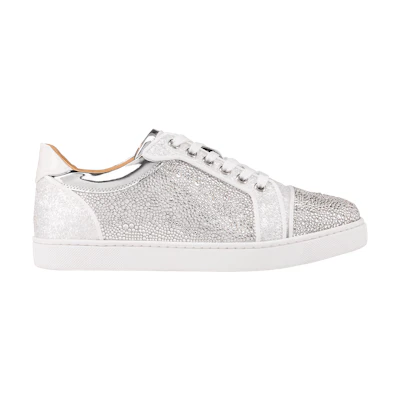 (W) Christian Louboutin Vieira Strass 'Metallic Silver'