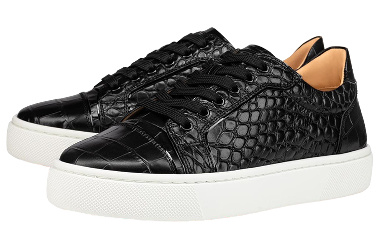 (W) Christian Louboutin Vieirissima Flat Calf 'Alligator Patent - Black' 圖 2