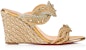 (Women) Christian Louboutin Wedge Sandal 'Gold' 3190549G001