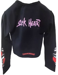 (W) Chrome Hearts Camiseta Negra Manga Larga Cuello Redondo con Estampado de Letras. CH-200342 Buy (W) Chrome Hearts Camiseta Negra Manga Larga Cuello Redondo con Estampado de Letras. CH-200342