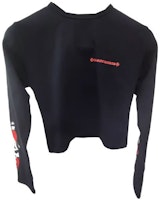 (W) Chrome Hearts 黑色字母印花長袖圓領T恤 CH-200342 Lookbook (W) Chrome Hearts 黑色字母印花長袖圓領T恤 CH-200342