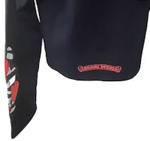 (W) Chrome Hearts 黑色字母印花長袖圓領T恤 CH-200342 Shop (W) Chrome Hearts 黑色字母印花長袖圓領T恤 CH-200342