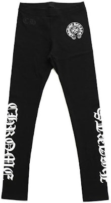 (W) Chrome Hearts Legging Hitam Monogram Cetak CH-401 Order (W) Chrome Hearts Legging Hitam Monogram Cetak CH-401