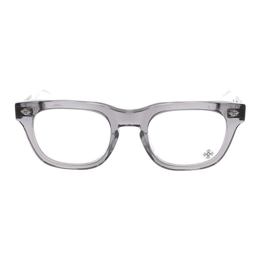 Lookbook (W) 克罗心蝴蝶灰色光学眼镜框带标志装饰 BAGGINSGRS
