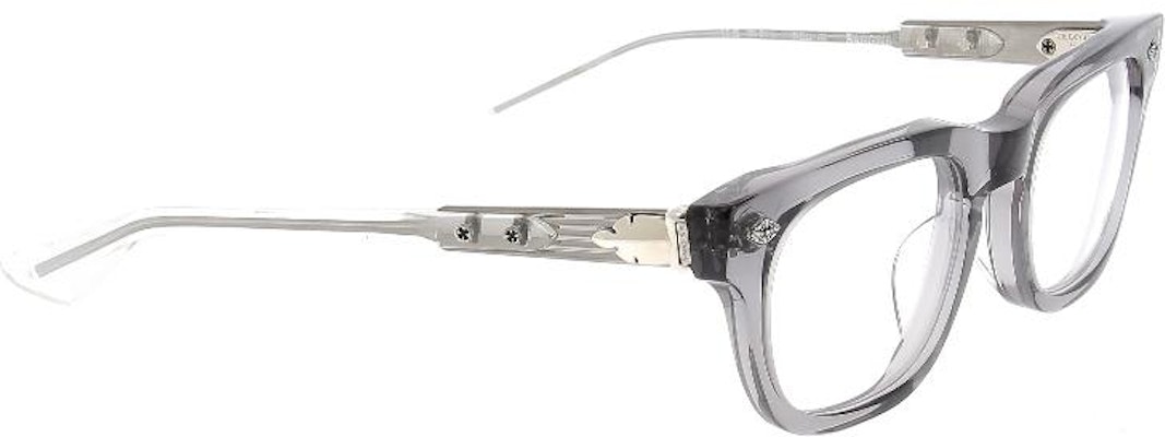 (W) 克罗心蝴蝶灰色光学眼镜框带标志装饰 BAGGINSGRS Shop (W) 克罗心蝴蝶灰色光学眼镜框带标志装饰 BAGGINSGRS