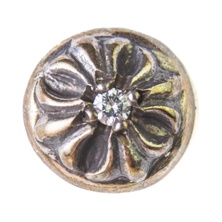 Order (W) Aretes de Plata Diseño Sólido Chrome Hearts - Plateados. CHR00029186