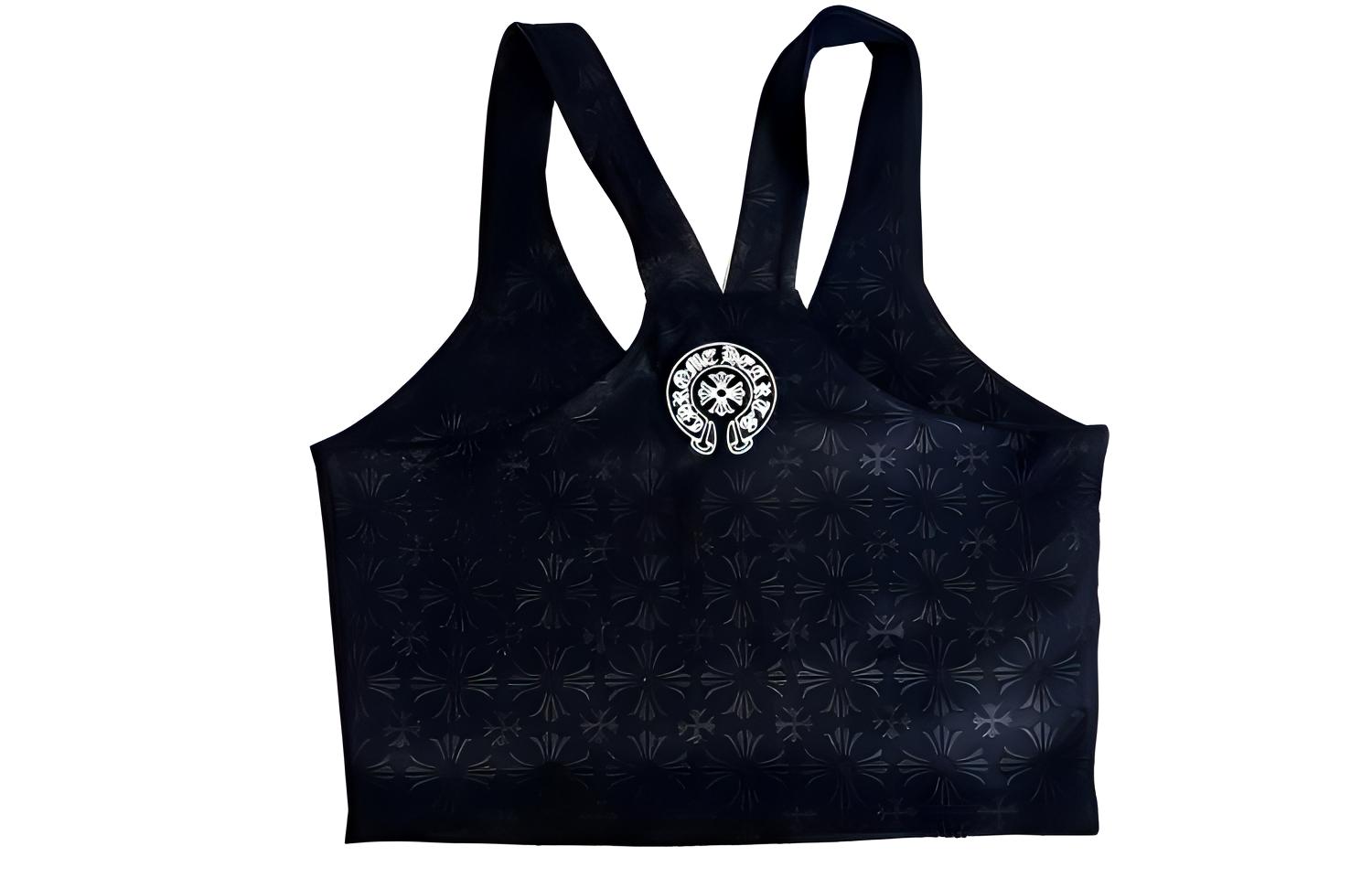 (Women) Chrome Hearts  Tennis Jacquard Tank Top Black. CH-036051322